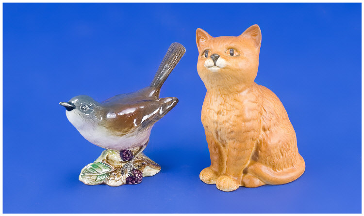 Appraisal: Beswick Animal Figurines Persian Kitten Model No Seated Looking Up