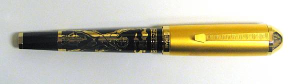 Appraisal: PELIKAN Bronze and Lacquer Colossus of Rhodes Limited Edition Fountain