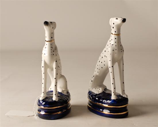 Appraisal: Pair Staffordshire-style Dalmations high