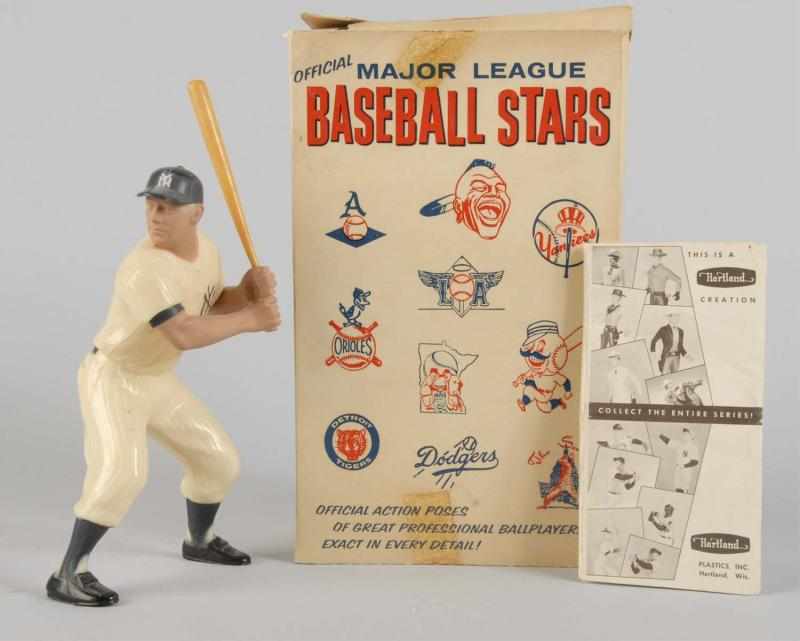 Appraisal: Plastic Hartland Mickey Mantle Baseball Figure Description Figure is cream