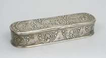 Appraisal: A Dutch Silver Tobacco Box Amsterdam ca Rare Dutch silver