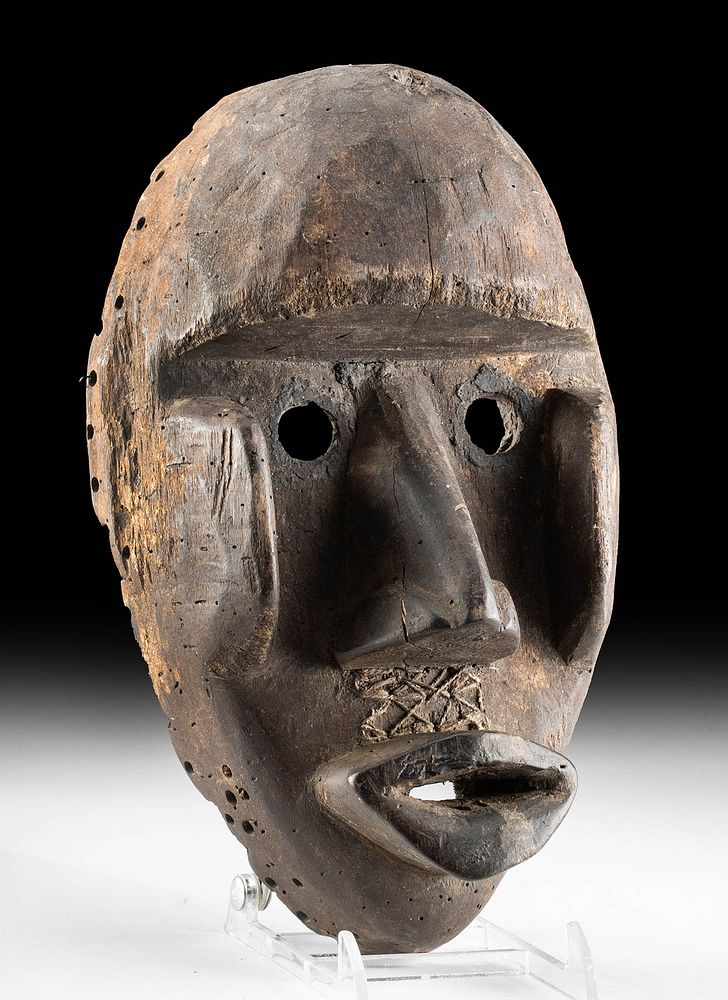 Appraisal: Early th C Dan Wooden Kagle Mask West Africa Liberia