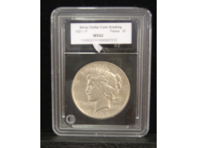 Appraisal: P PEACE SILVER DOLLAR - MS