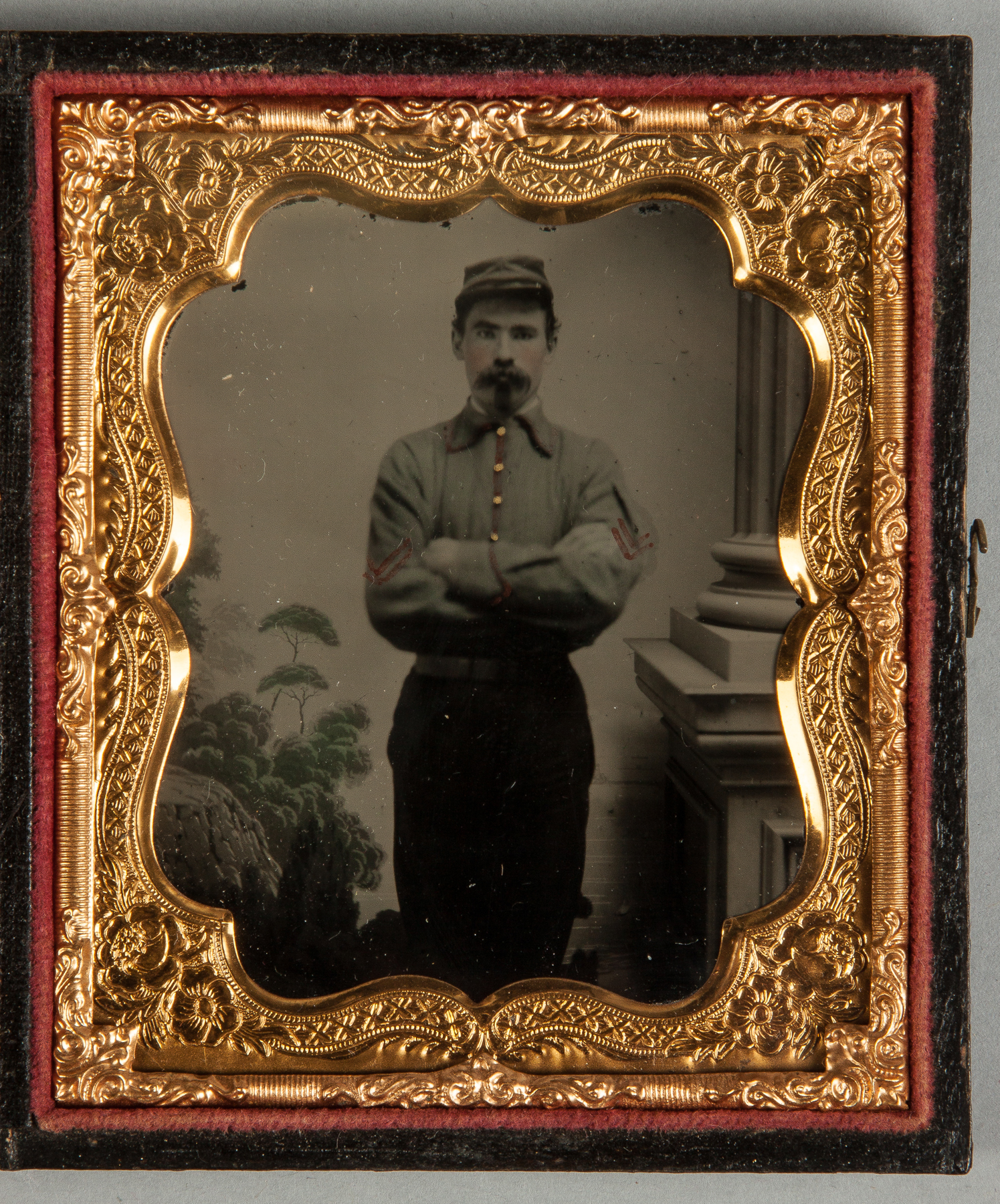 Appraisal: Civil War Plate Tin Type