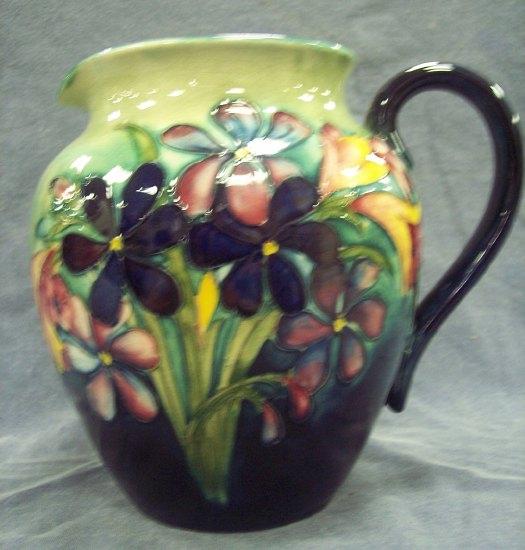 Appraisal: A Spring Flowers pattern jug of yellow and dark blue