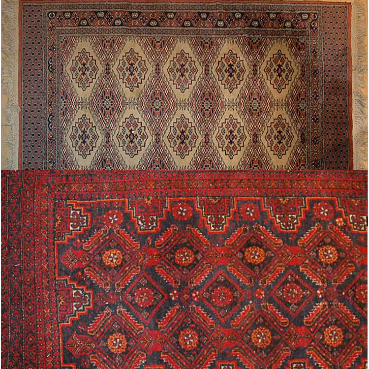 Appraisal: Group of Three Rugs Comprising a Belouch rug and two