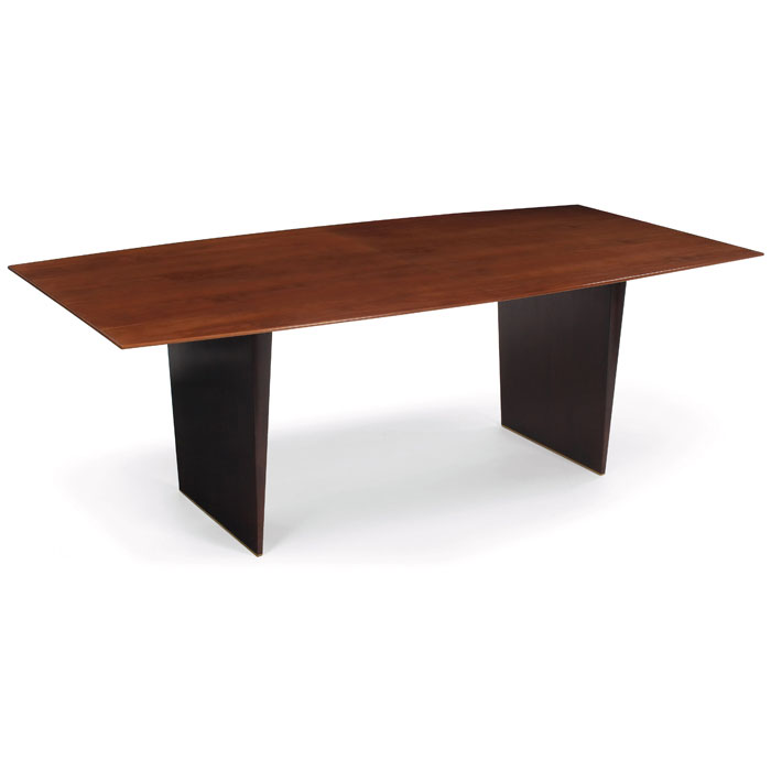 Appraisal: Edward Wormley Extension dining table by Dunbar model Tawi wood