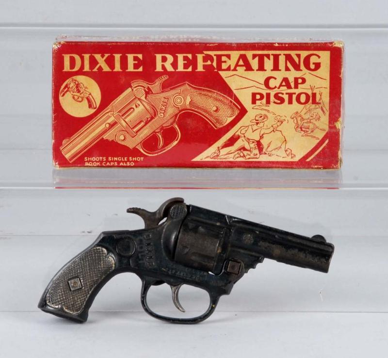 Appraisal: Cast Iron Kenton Dixie Cap Gun Description Includes box Condition