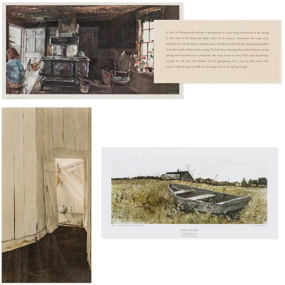 Appraisal: ANDREW NEWELL WYETH American - Teel's Island Cooling Shed Wood