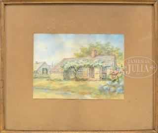 Appraisal: LOT OF WATERCOLORS OF NANTUCKET MA VIEWS Watercolor of the