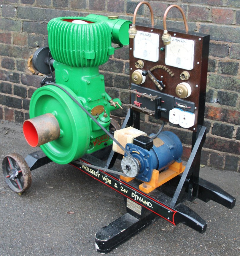 Appraisal: An early to mid- thC Wolseley WD stationary engine no