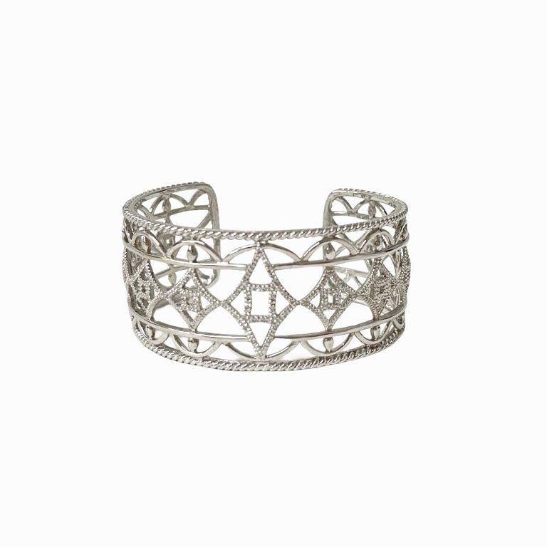 Appraisal: Sterling Silver Cuff Bracelet Sterling Silver Cuff Bracelet Stamped