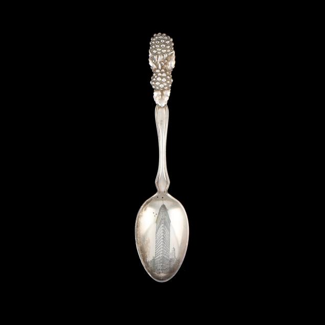 Appraisal: TIFFANY CO BLACKBERRY STERLING SILVER SOUVENIR SPOON Circa - period