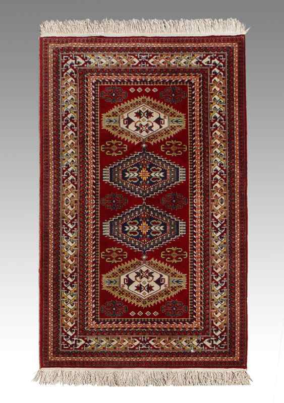 Appraisal: HAND TIED PERSIAN ORIENTAL RUG Approx ' '' x '