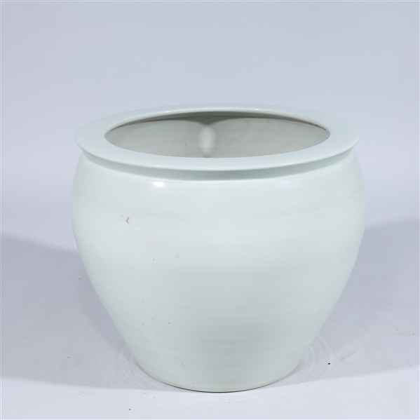 Appraisal: Large Chinese white glazed porcelain jardini re overall good condition