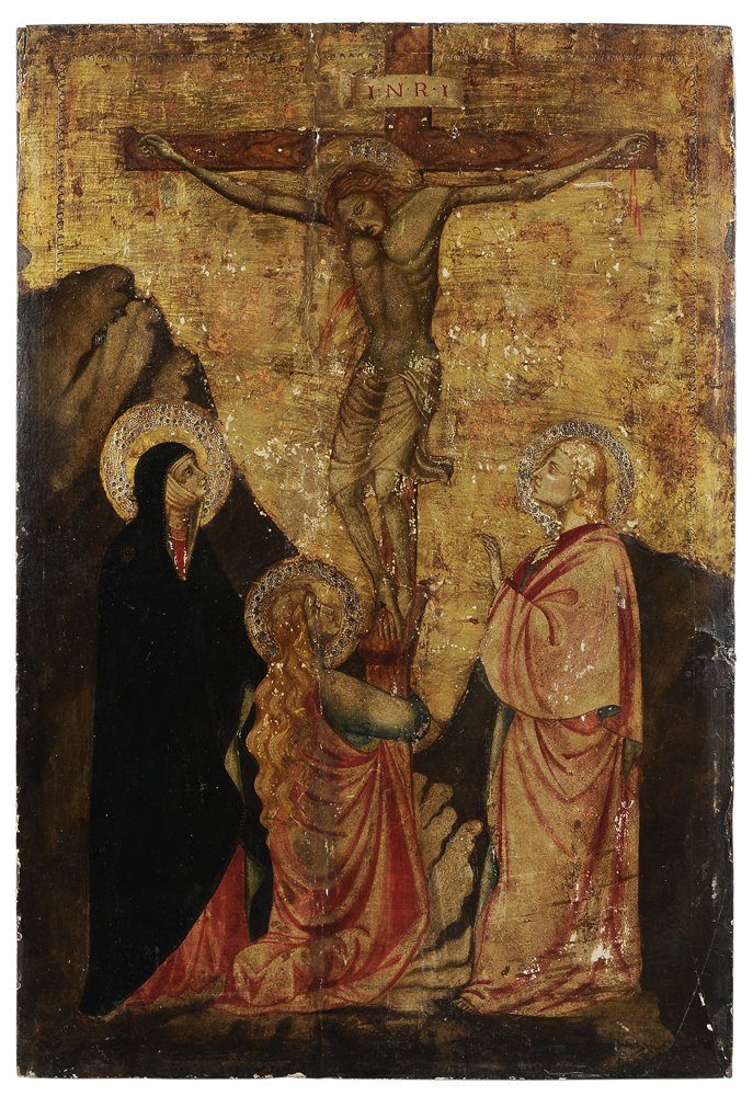 Appraisal: Italian School late th early th century style The Crucifixion