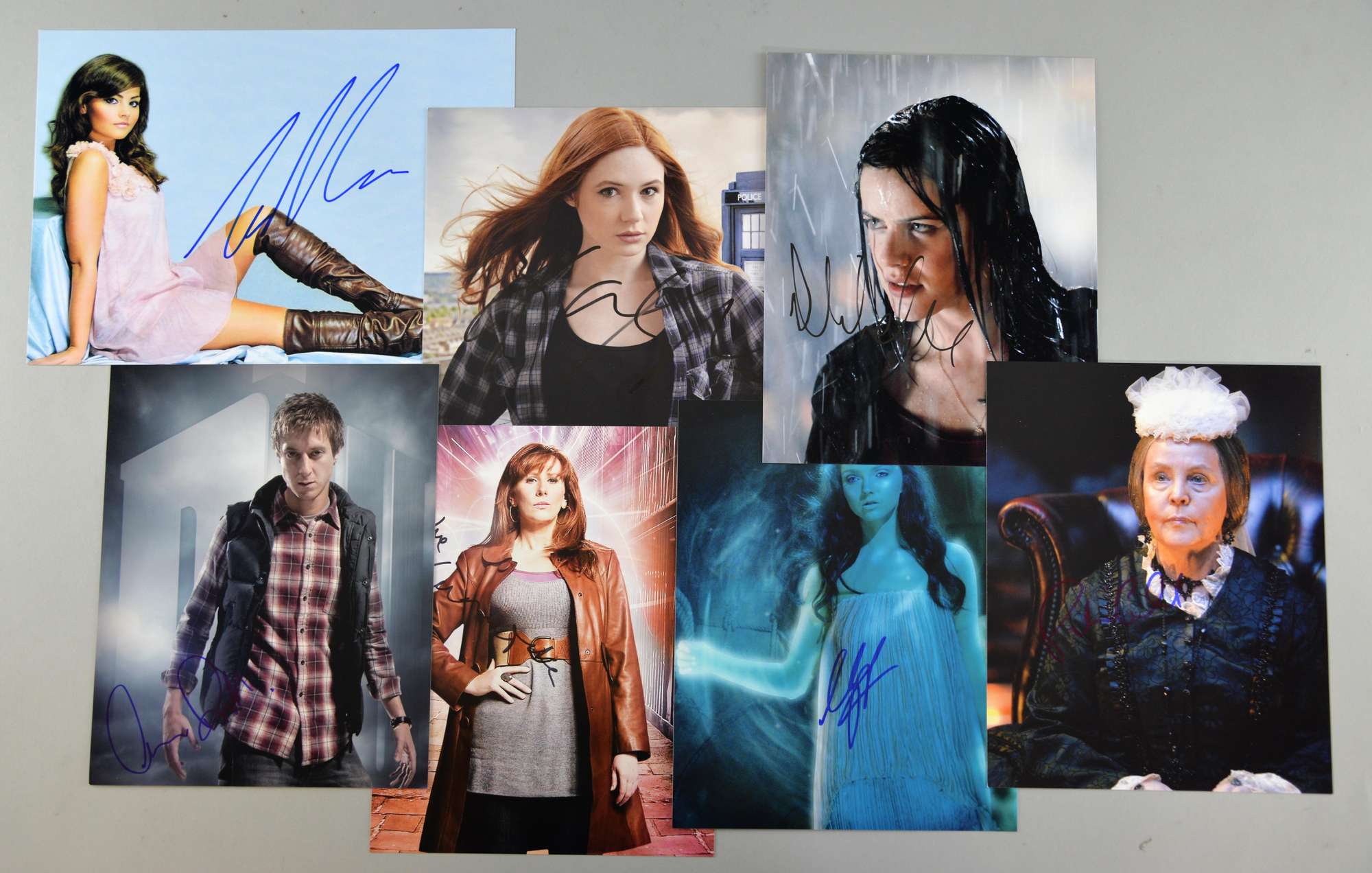 Appraisal: Dr Who TV Series seven signed x photographs Catherine Tate