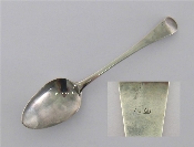 Appraisal: A Channel Islands silver Old English pattern table spoon by