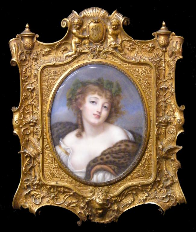 Appraisal: After Jean-Baptiste Greuze - - bust portrait of a young