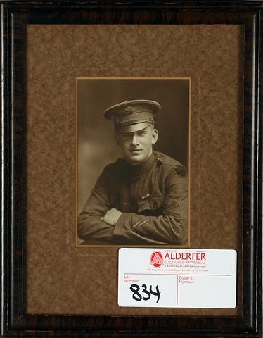 Appraisal: Unidentified th Division Soldier Framed x '