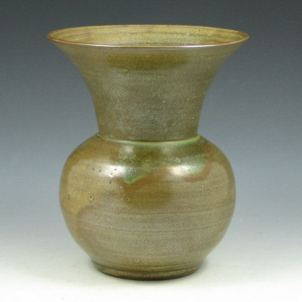 Appraisal: Virginia Shelton vase with rutile glaze from the J B