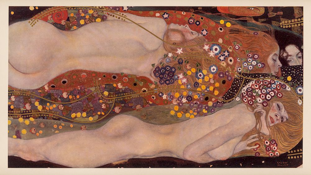 Appraisal: GUSTAV KLIMT AUSTRIAN - GUSTAV KLIMT AUSTRIAN - Wasserschlangen II