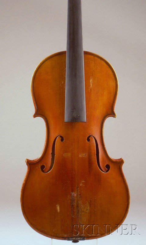 Appraisal: American Violin Alfred Lanini San Jose labeled A LANINI PRESENTS