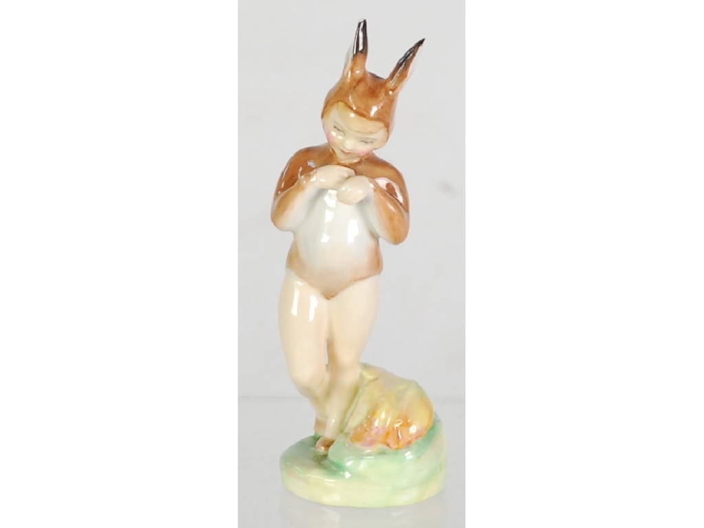 Appraisal: ROYAL DOULTON CHINA FIGURE 'BABY BUNTING' HN small chip to