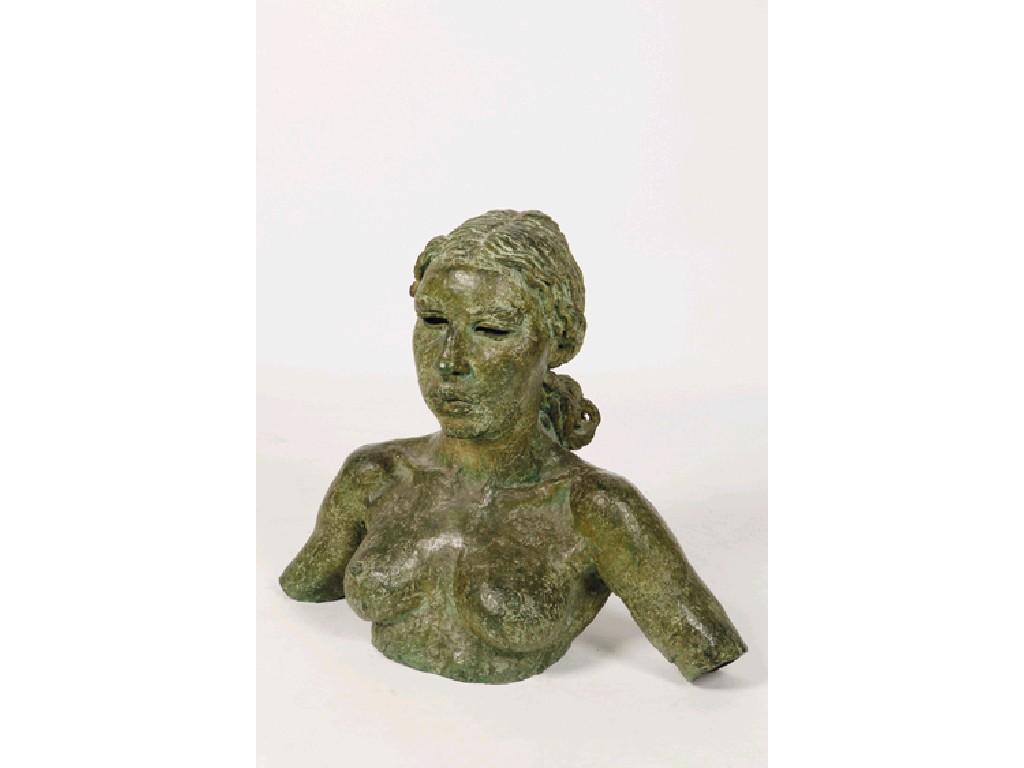 Appraisal: SIR JACOB EPSTEIN Betty a cast bronze and patinated sculpture