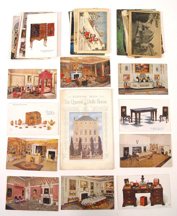 Appraisal: Collection of postcards and matching souvenir book 'The Queen's Dolls'