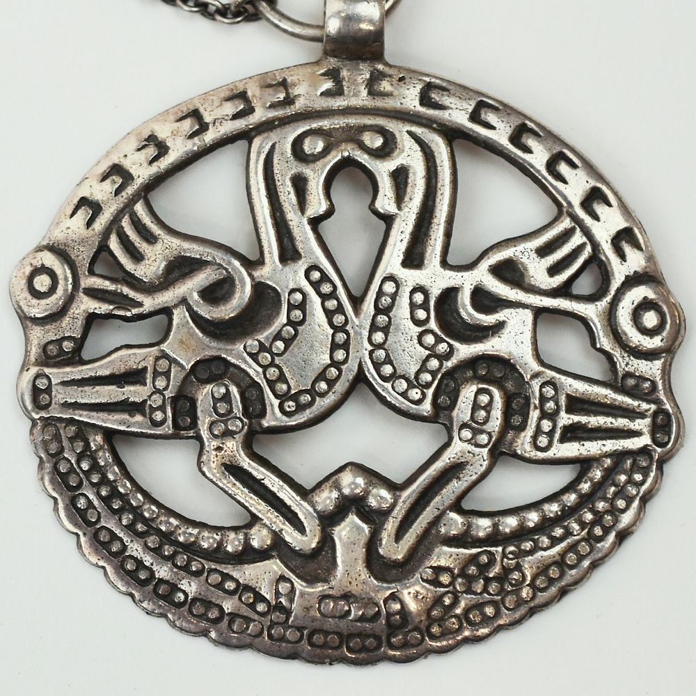 Appraisal: Kalevala Koru Finnish Sterling Silver Viking Pendant Kalevala Koru Helsinki