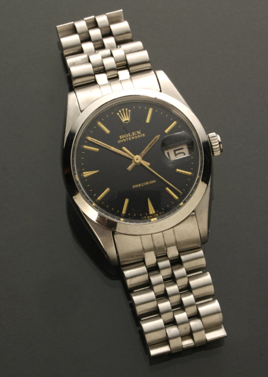 Appraisal: Gentleman's Stainless Steel Automatic Wristwatch Rolex Oysterdate Precision Swiss Circa