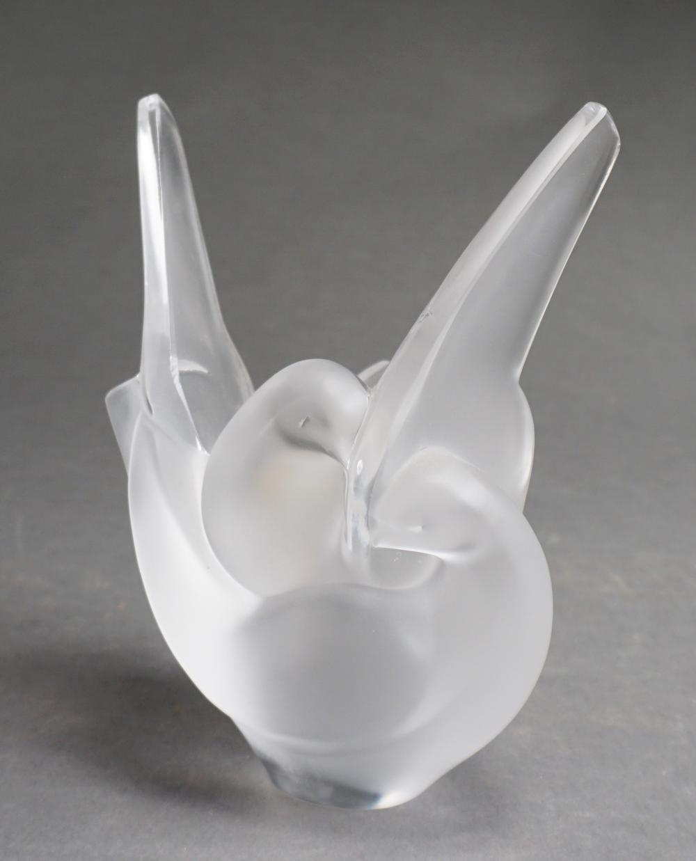 Appraisal: Lalique Frosted Glass 'Sylvie' Vase x in x cm