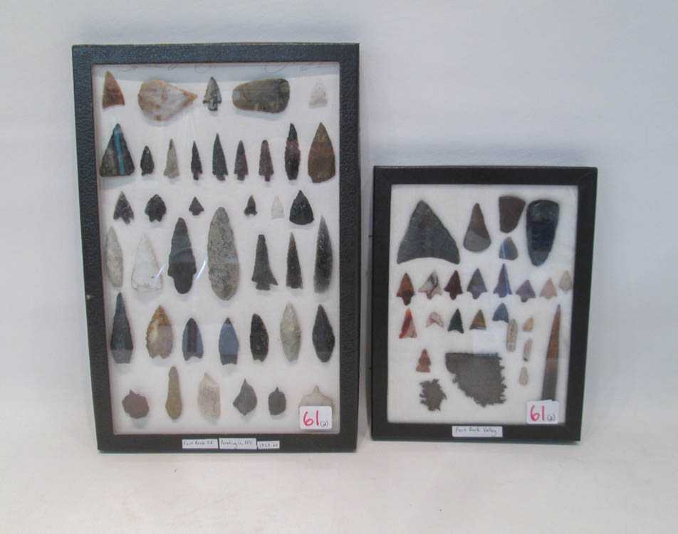 Appraisal: COLLECTION OF NORTHWEST NATIVE AMERICAN POINTS AND ARTIFACTS points are