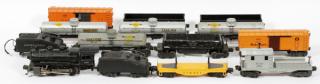 Appraisal: LIONEL O GAUGE POST WAR FREIGHT TRAIN C LIONEL O