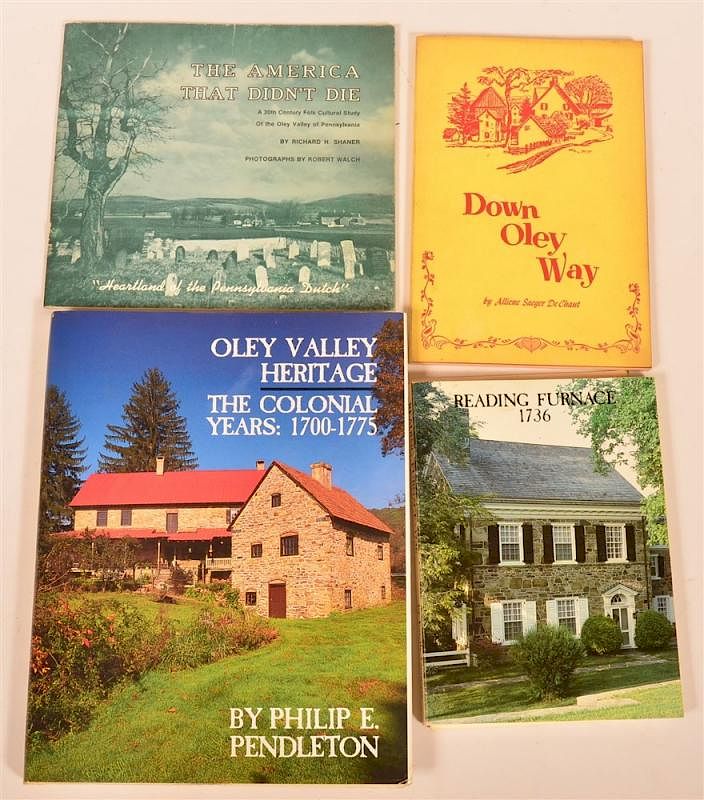 Appraisal: vols Books on Oley Valley Reading Pendleton Oley Valley Heritage