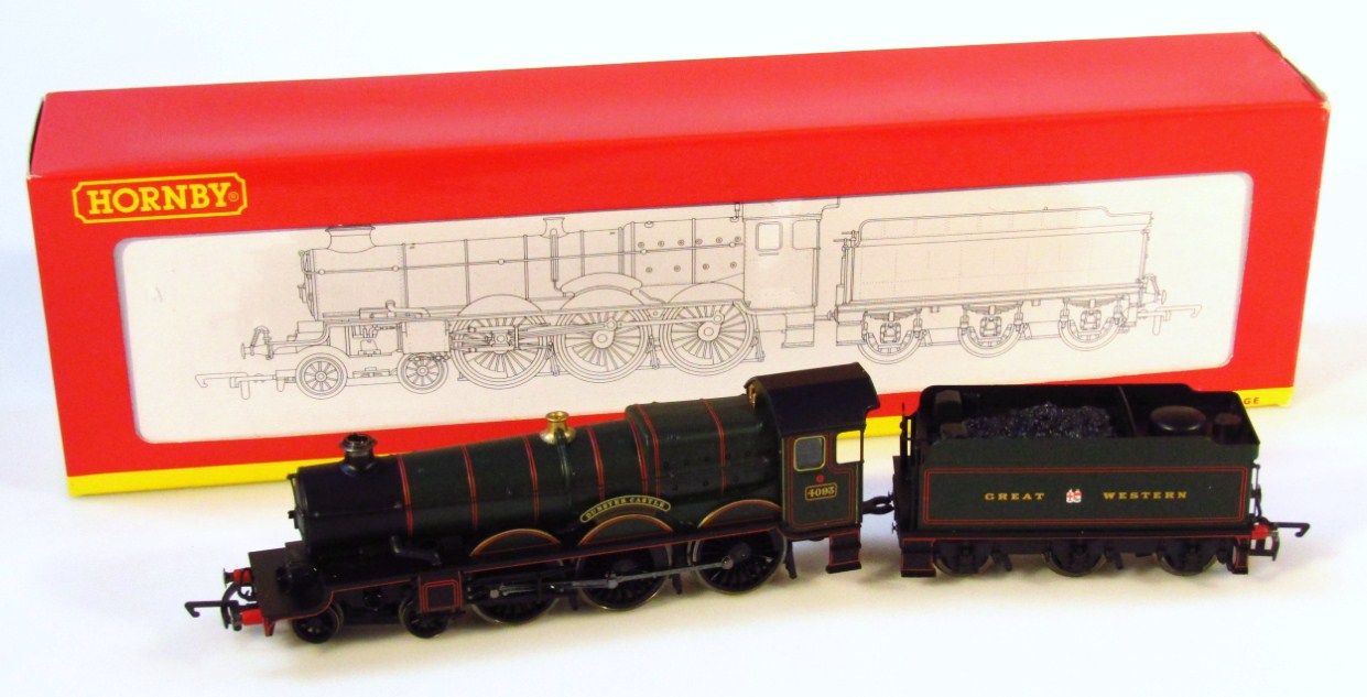 Appraisal: A Hornby OO gauge locomotive and tender Castle Class locomotive