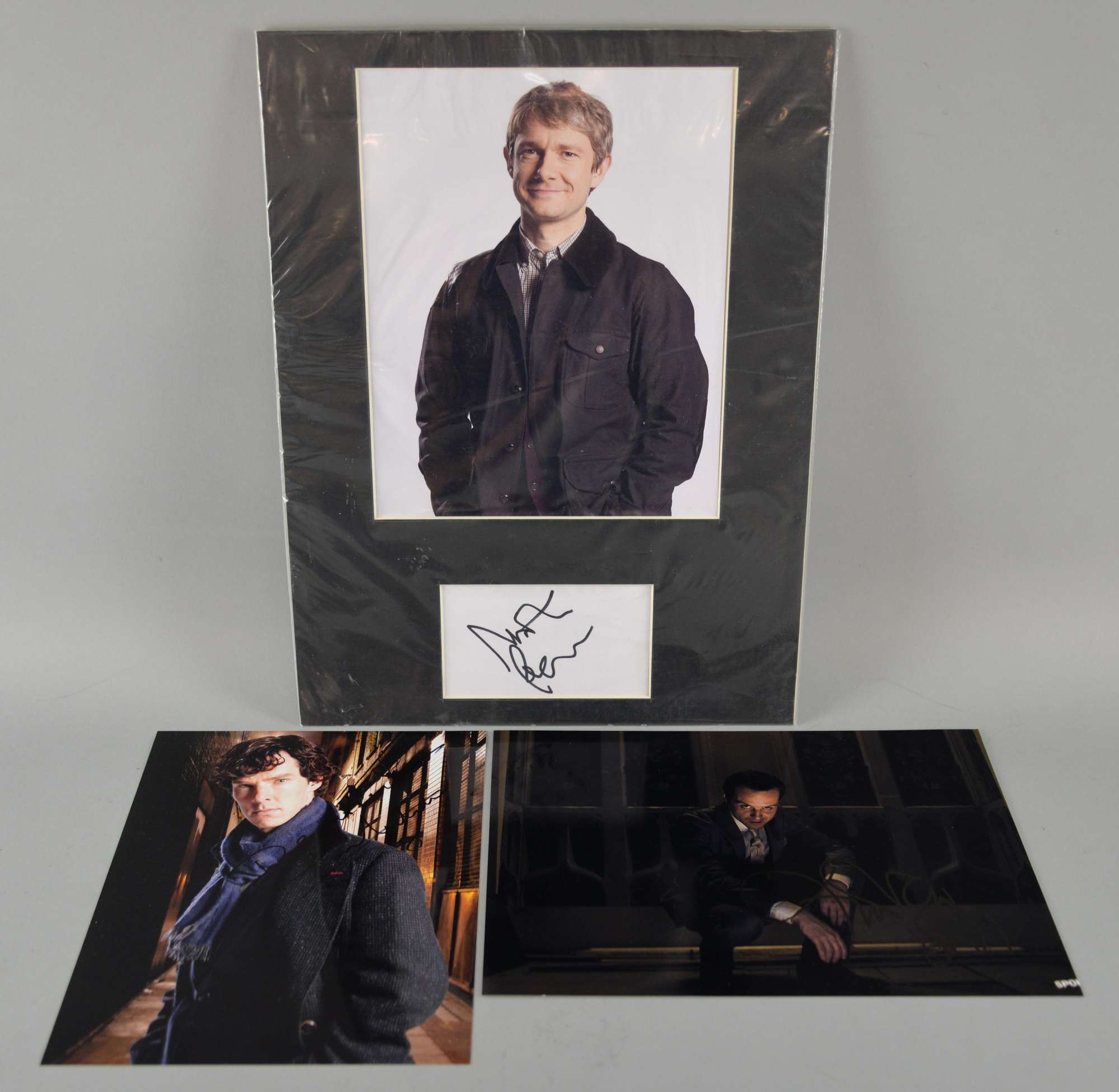 Appraisal: Sherlock BBC TV Series Signed photographs of Benedict Cumberbatch Andrew