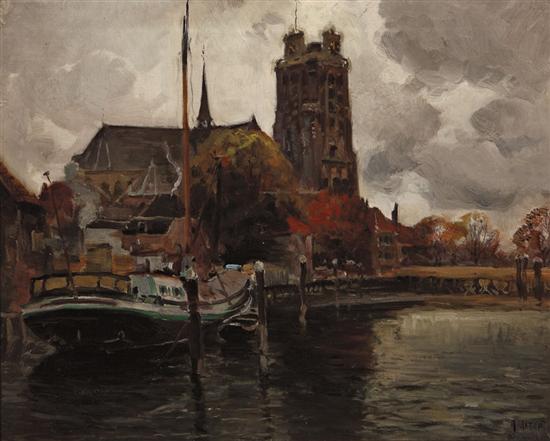 Appraisal: MATHIAS JOSEPH ALTEN American - Groot Kirk Dortrecht Holland oil