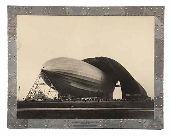 Appraisal: Margaret Bourke-White Photograph of the U S S Akron Silver