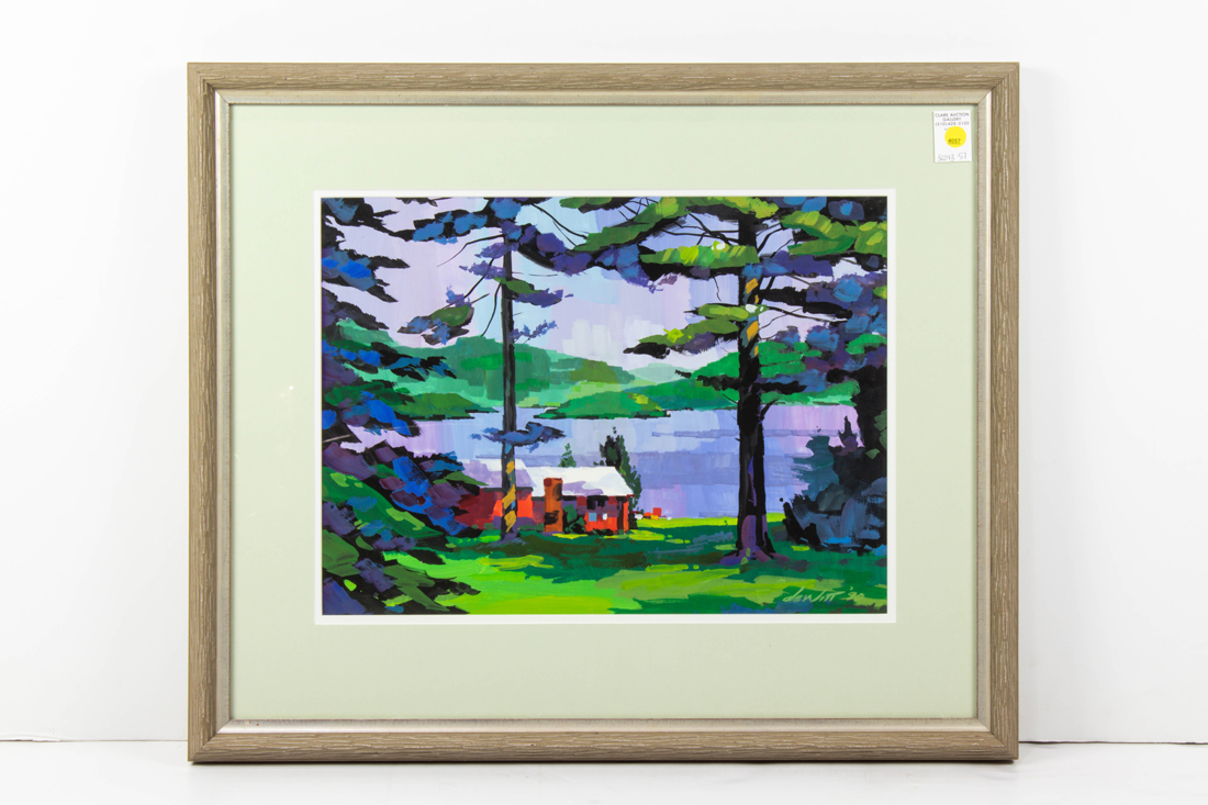 Appraisal: PAINTING JIM DEWITT Jim DeWitt American b Adirondack View gouache