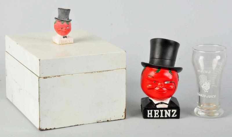 Appraisal: Lot of Heinz Tomato Advertising Figures s to s Metal