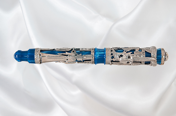 Appraisal: This Montegrappa Luxor Blue Nile fountain pen is number in