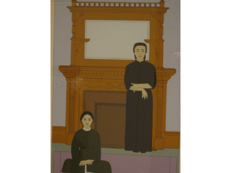 Appraisal: WILL BARNET AMERICAN B REFLECTION ed color silkscreen titled numbered