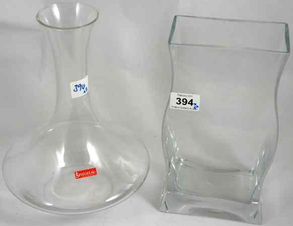 Appraisal: Contemporary vases ex doulton store one bulb style one modern