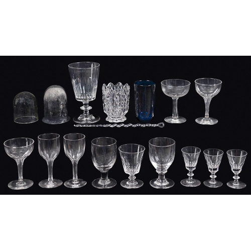 Appraisal: Miscellaneous Victorian rummers and other drinking glass etc More Information