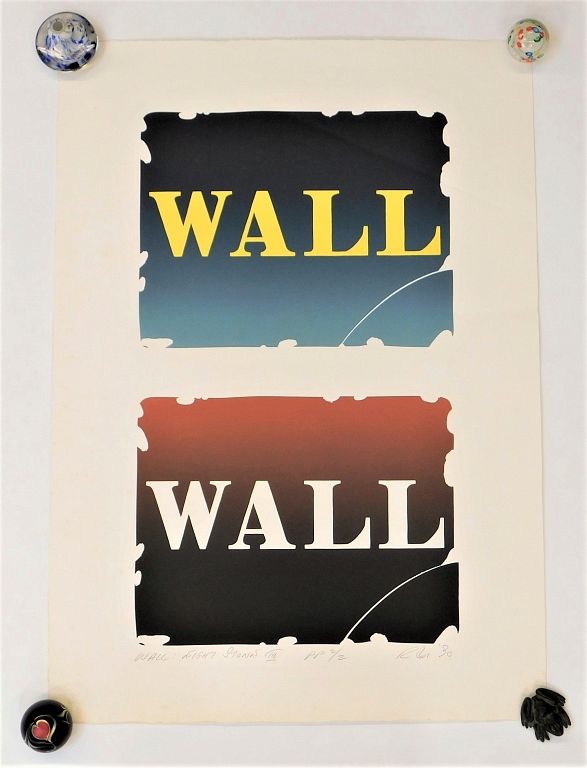 Appraisal: Robert Indiana Wall Right Stones III Lithograph Robert E Indiana