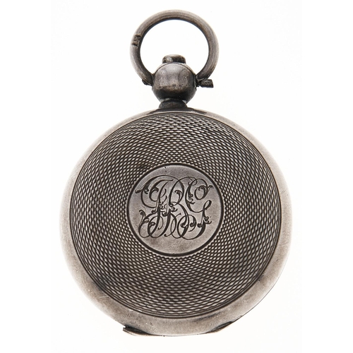 Appraisal: An Edwardian silver sovereign case engine turned mm diam Birmingham