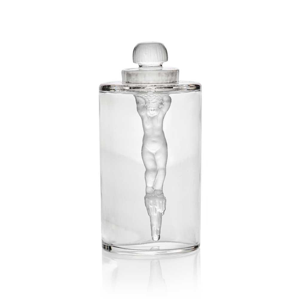 Appraisal: REN LALIQUE FRENCH - JEUNESSE SCENT BOTTLE NO designed clear