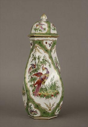 Appraisal: Chelsea-Style Gilt and Polychrome Decorated Porcelain Covered Jar Underside with